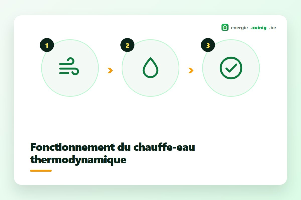 Fonctionnement et rendement d'un chauffe-eau thermodynamique