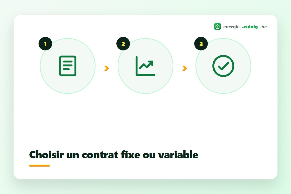 Choisir un contrat d'énergie fixe ou variable : analyser la facture, comparer les prix, choisir le contrat