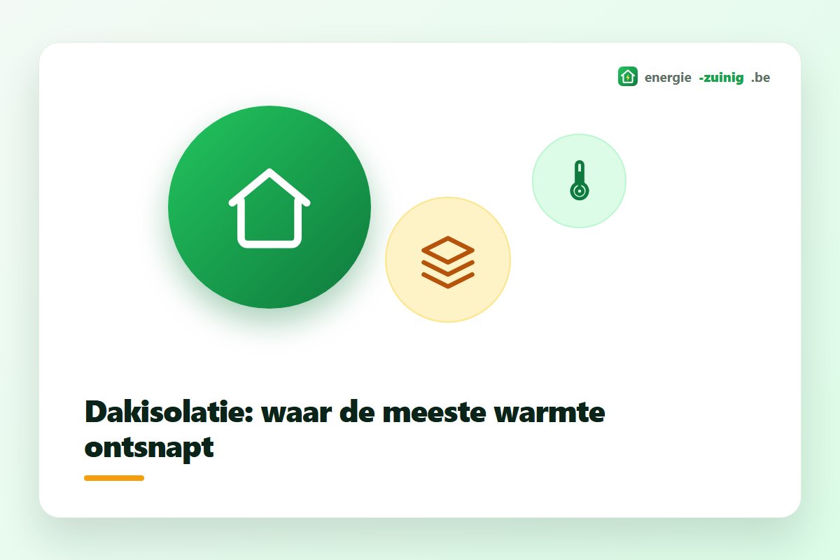 Dakisolatie van een hellend dak in Vlaanderen: isolatie tussen de kepers met dampscherm aan de binnenzijde