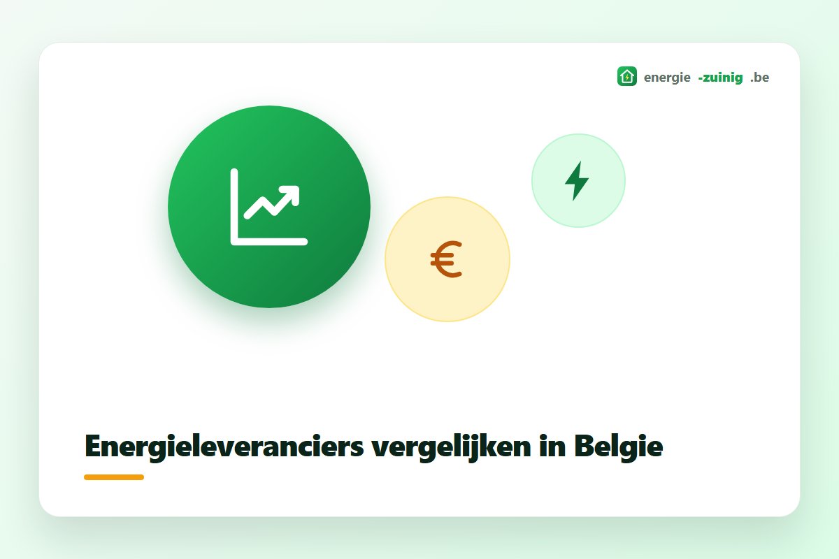 Energieleveranciers vergelijken in België op prijs per kWh en voorwaarden