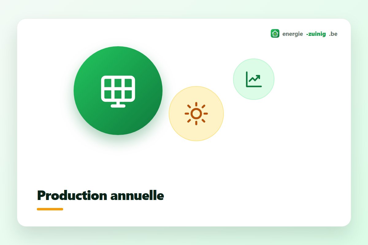 Répartition de la production solaire au fil des mois de l'année en Belgique