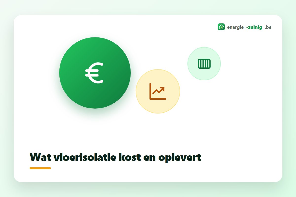 Prijs en comfort van vloerisolatie: richtprijs per vierkante meter tegenover het effect van een warme vloer op de gevoelstemperatuur