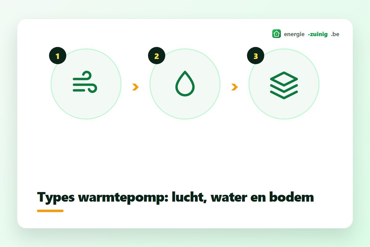Types warmtepomp vergeleken: lucht, water en bodem als warmtebron